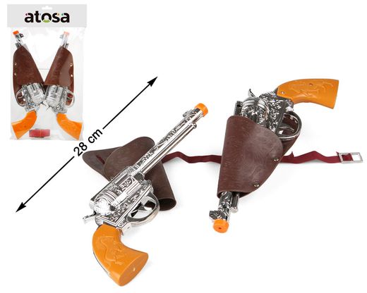 Sl. Dos Pistolas C/ Cartuchera 26 X 34 Cms 79217