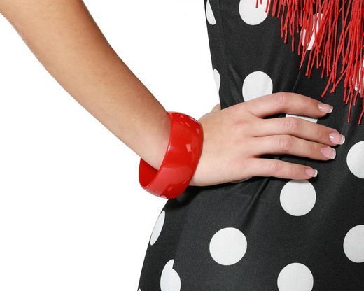 Slp Pulsera Sevillana Dm6,8C Ancho3C Rojo 71686