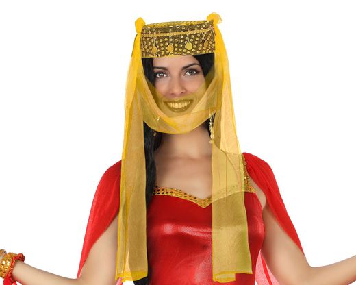 Sombrero Arabe Dorado 50628