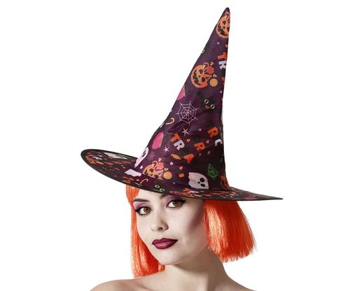 Sombrero De Bruja Morado