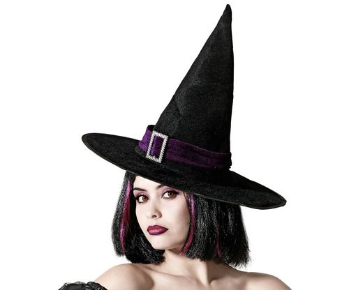 Sombrero De Bruja Morado