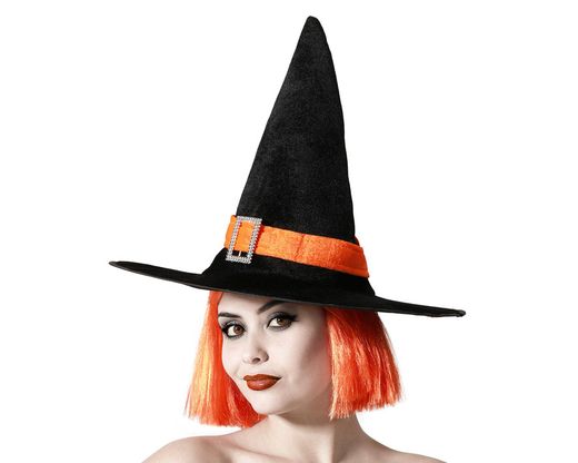 Sombrero De Bruja Naranja