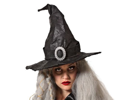 Sombrero De Bruja Negro