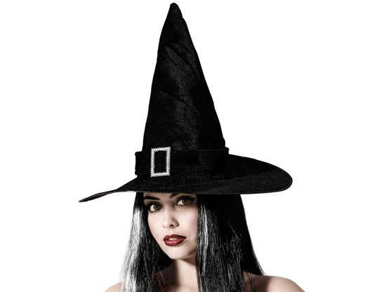 Sombrero De Bruja Negro