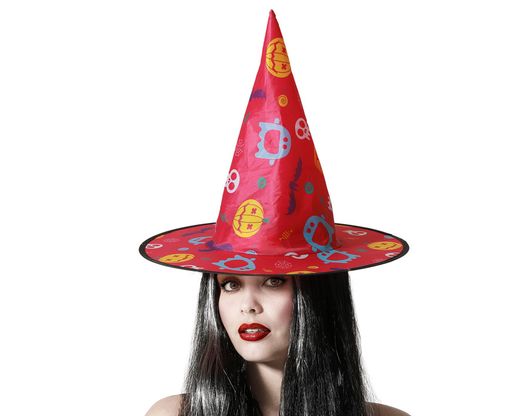 Sombrero De Bruja Rosa
