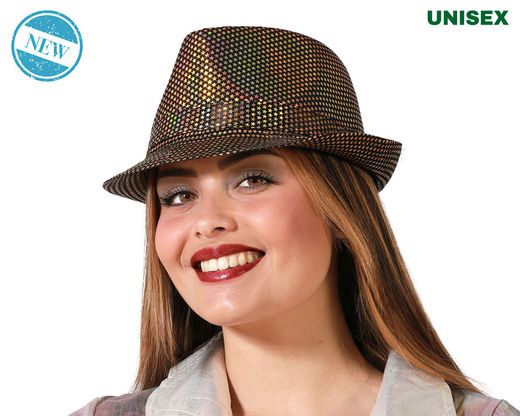 Sombrero Fiesta Con Estrellas Dorado 83310