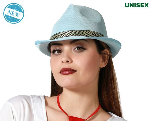 Sombrero Ganster Azul Celeste 83710