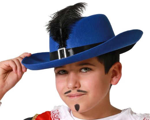 Sombrero Mosquetero Azul Niño 35060