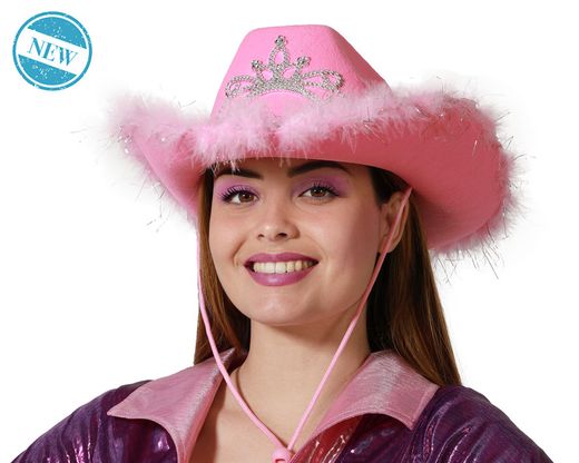 Sombrero Oeste  Boa Rosa 83902