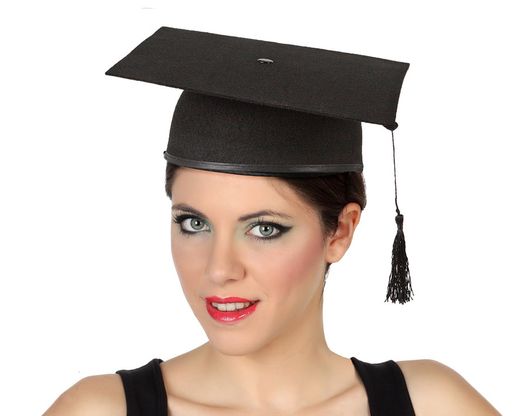 Sombrero Licenciado Negro 56538