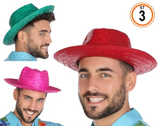 Sombrero Paja 3 St. 51040