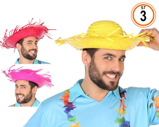 Sombrero Paja 3 St. 59009