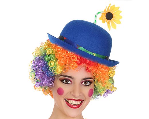 Sombrero Payaso Fieltro Azul 63529