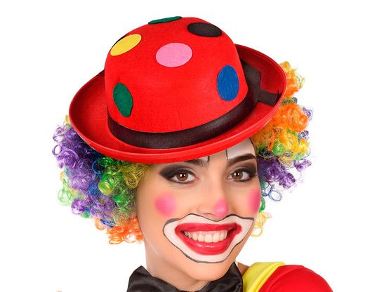 Sombrero Payaso Fieltro Rojo 50454