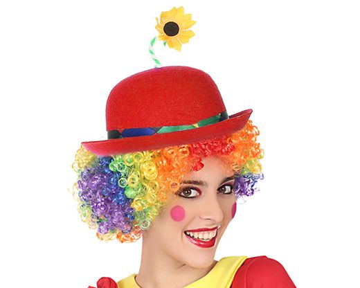 Sombrero Payaso Fieltro Rojo 63526