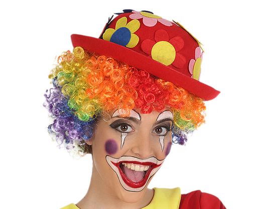 Sombrero Payaso Fieltro Rojo 63657