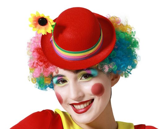 Sombrero Payaso Fieltro Rojo 72346