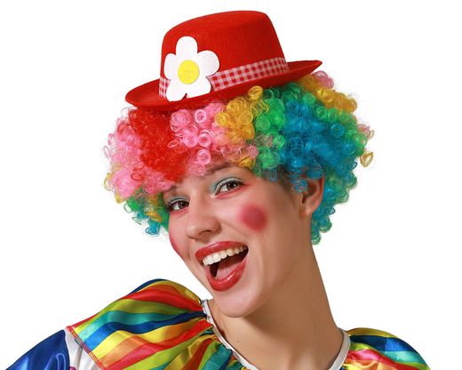 Sombrero Payaso Fieltro Rojo 75990