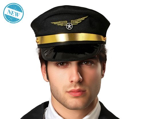 Sombrero Piloto Negro 78072