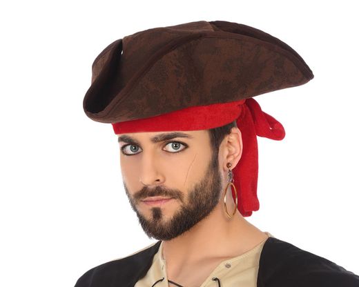Sombrero Pirata Marron 33950