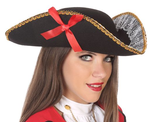 Sombrero Pirata Negro 35453