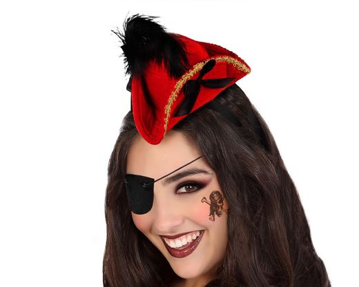 Sombrero Pirata Rojo 49124