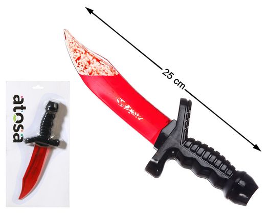 Cuchillo Halloween 25 Cm Sangre
