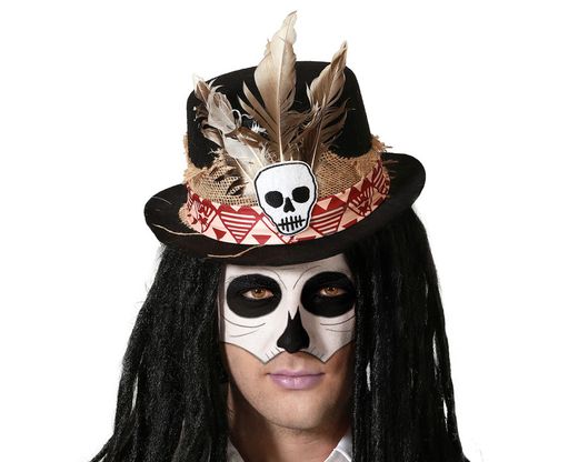 Sombrero Vudú Negro