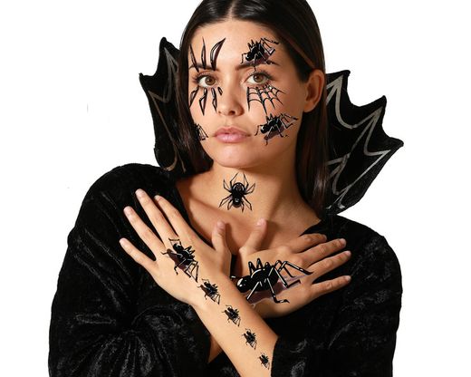 Tatuajes  38X17 Cm Araña 82526