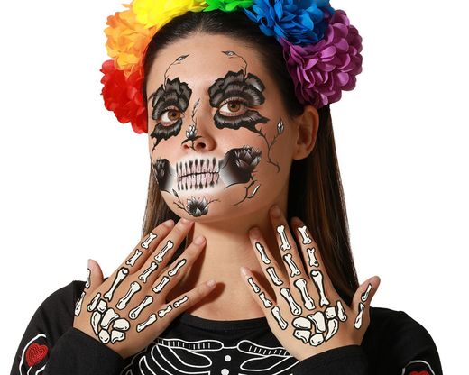 Tatuajes  38X17 Cm Esqueleto 82520