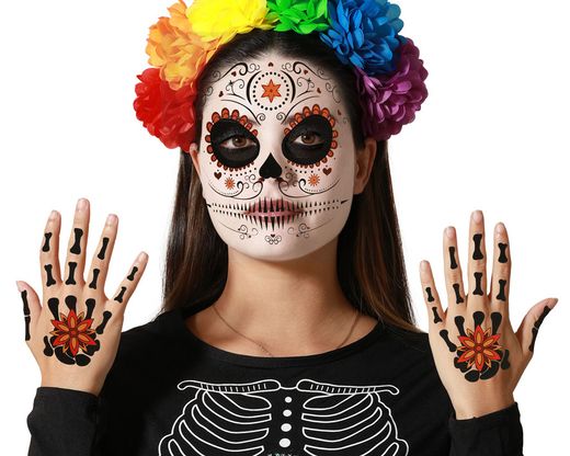 Tatuajes  38X17 Cm Muerte Mexicana 82519