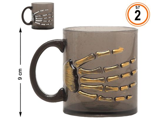 Taza 9 Cm Esqueleto 2 St.