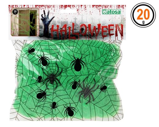 Telaraña Y 2 Arañas Verde 20Gr