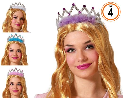 Tiara Princesa Plateado 4 St. 76060