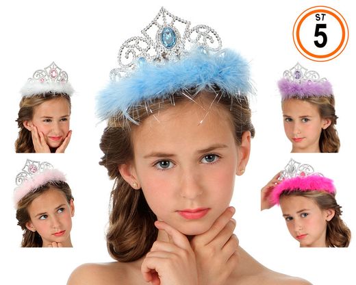 Tiara Princesa Plateado 5 St. 8644