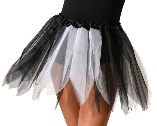 Tutu 30 Cm Infantil Blanco/Negro 84083