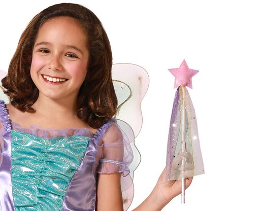 Varita Princesa Estrellas Rosa 80044