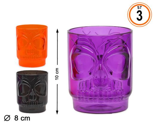 Vaso Halloween 10X8Cm 3 St.