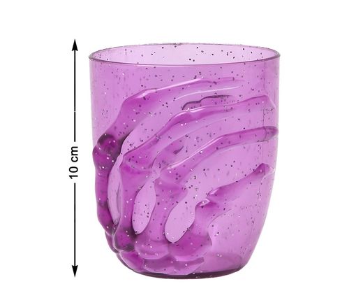 Vaso Halloween 10X9Cm Morado