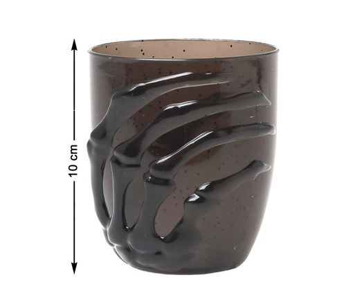 Vaso Halloween 10X9Cm Negro