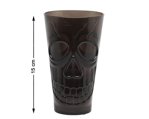 Vaso Halloween 15X9Cm Negro