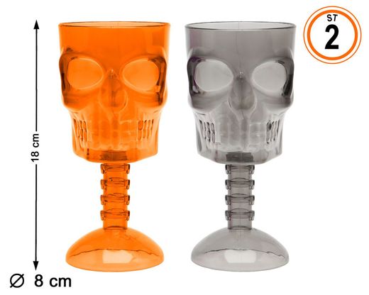 Vaso Halloween 18Cm 2 St.